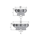 Face milling FMA12 Kr: 45° FMA12-050/063/080/100/125-A22/A27B40-ON06/ON08-04/07/08/09C - Makotools Industrial Supply Tools for Metal Cutting